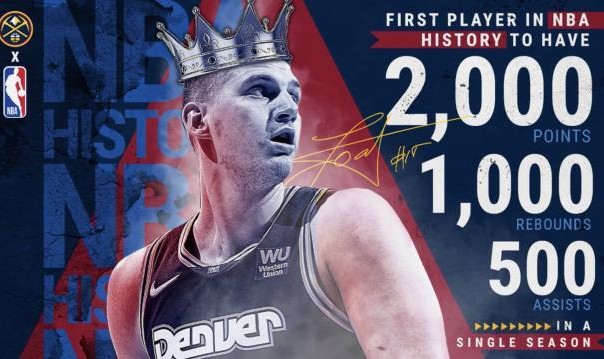 约基奇单季里程碑前无古人 竞逐MVP他愿顺其自然